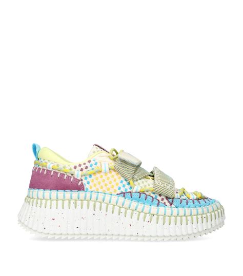 chloe sneaker blau|chloe platform sneakers.